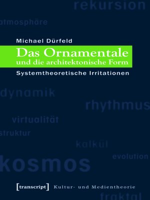 cover image of Das Ornamentale und die architektonische Form